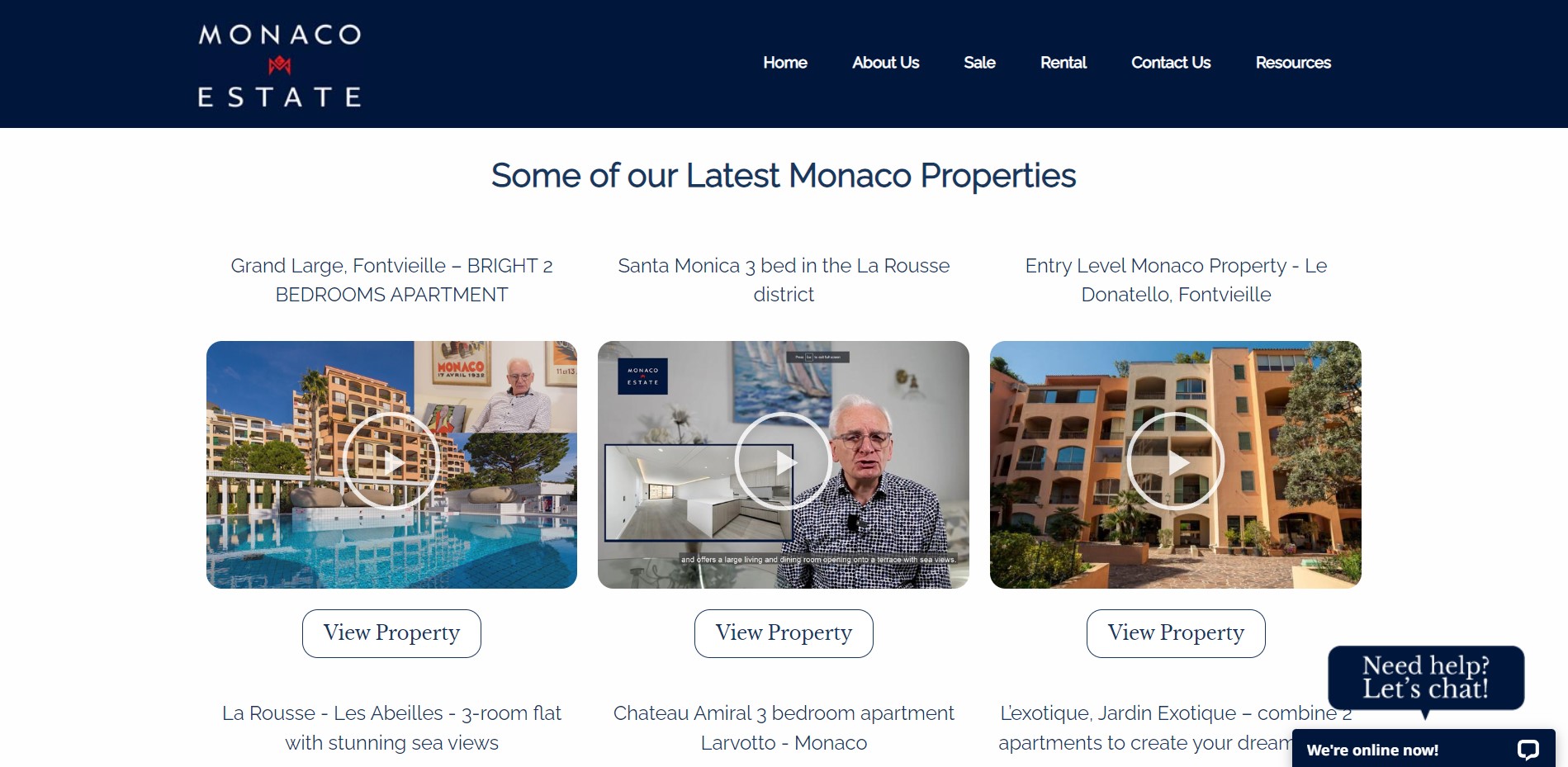 Monaco Estate - izrada sajtova 2