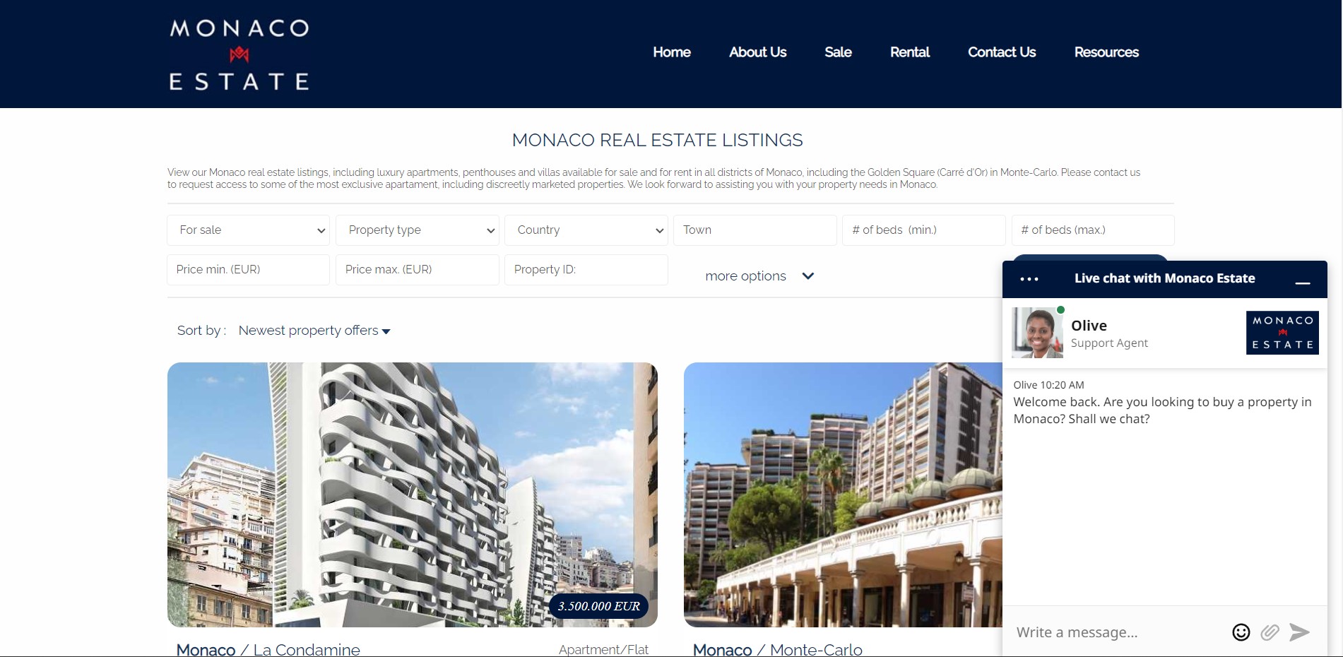Monaco Estate - izrada sajtova 4